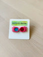 Glasses Inspired Handmade Polymer Clay Brooch